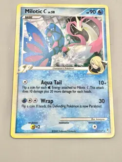 Pokemon TCG Milotic C 35/147 Holo & CrossHatch Rare SP Platinum Supreme Victors - Image 2