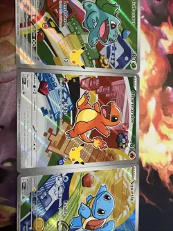 🔥Pokemon TCG First Partner Illustration Collection Series 1 Kanto GEN 1 Starter - Image 3