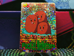 Pokemon Pocket Monsters Vending Prism Holo Vintage Sticker DUGTRIO #1176 rare - Image 1
