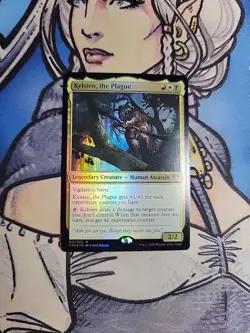 1x Kelsien, the Plague FOIL - NM/M Commander 2020 C20 MTG Magic - Image 1