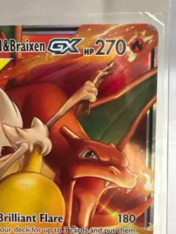 Pokemon Charizard & Braixen GX Ultra Rare Holo 22/236 Sm-Cosmic Eclipse 270 HP - Image 3