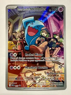 Team Rocket's Wobbuffet (Pokemon Center Exclusive) 203 Sv: Scarlet & Violet... - Image 1