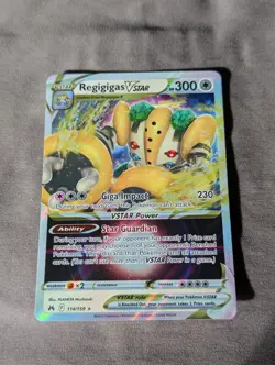 Regigigas VSTAR 114/159 Ultra Rare Holo Crown Zenith Pokemon TCG 2023 Pack Fresh - Image 1