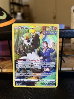 Pokemon : SWSH SILVER TEMPEST PASSIMIAN TG08/TG30 TRAINER GALLERY - Image 1