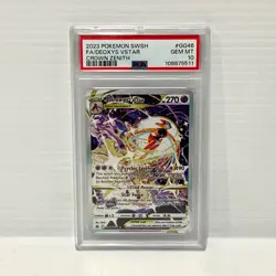 Deoxys Vstar GG46/70 PSA 10 - Crown Zenith - Pokemon Card - Graded - Image 1