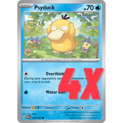 4X Pokemon TCG Psyduck 054/165 Scarlet & Violet 151 Regular English 2023 NM - Image 1
