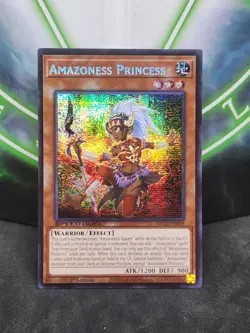 Yugioh Amazoness Princess SBC2-ENH09 Prismatic Secret Rare 1st Edition NM - Image 1