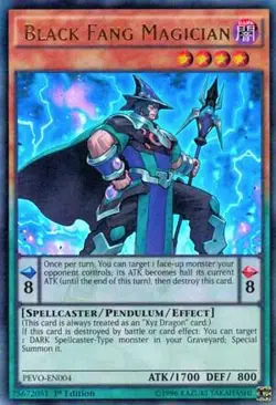 Black Fang Magician PEVO-EN004 1st ED Yu-Gi-Oh! - Image 1