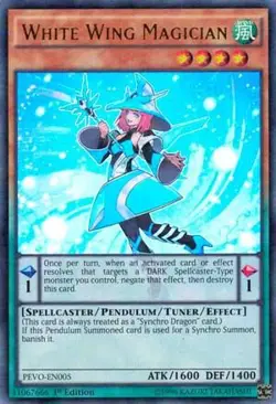 White Wing Magician PEVO-EN005 1st ED Yu-Gi-Oh! - Image 1