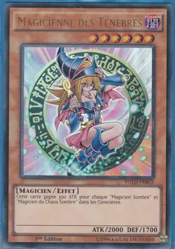 Yu-Gi-Oh! Magicienne des Tenebres YGLD-FRB03 1ere Edition Ultra Rare COMME NEUF - Image 1