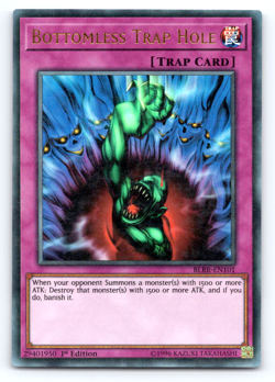 Bottomless Trap Hole - BLRR-EN101 - Ultra Rare - 1st Edition - Yugioh - Image 1