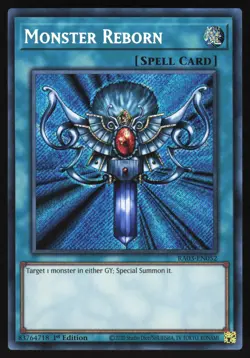 Monster Reborn - RA03-EN052 - Secret Rare - Yugioh - Image 1