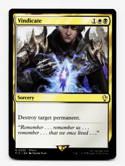 Vindicate [Commander: Final Fantasy] MTG Magic - NM/M ⚪💀 - Image 1