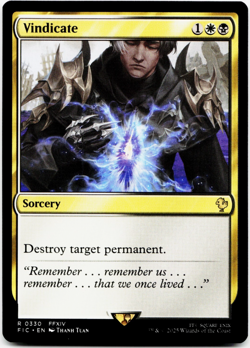 Vindicate [Commander: Final Fantasy] MTG Magic - NM/M ⚪💀 - Image 3