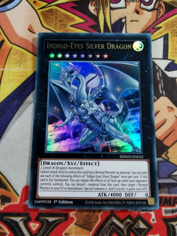 Indigo-Eyes Silver Dragon sdwd-en032 1st Edition (NEW) Ultra Rare Yu-Gi-Oh! - Image 1