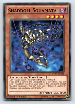 Shaddoll Squamata - DUEA-EN025 - Common - 1st Edition Yugioh - Image 1