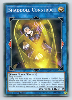 Shaddoll Construct - FLOD-EN095 - Common 1st Edition Yugioh - Image 1