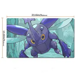 Heracross Board Game Pokemon Playmat PTCG TCG CCG Pad Trading Card Games Mat - Image 2
