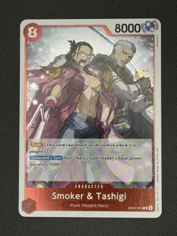 One Piece Adventure on Kami’s Island OP-15-EB04 - Smoker & Tashigi Rare EB04-003 - Image 1