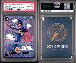 2024 One Piece Tashigi Special Alt Art SP OP08 ST06-006 PSA 10 - Image 1