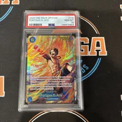 2025 One Piece OP13 EN Portgas D. Ace PSA 10 - Image 1