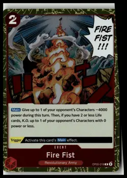 Awakening of the New Era #OP05-019 Fire Fist - Image 1