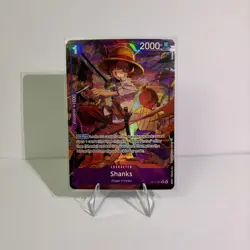 One Piece Carrying On His Will Shanks OP13-065 Alternate Art Rare NM - Image 1