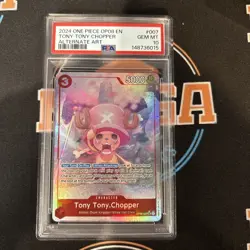 2024 One Piece OP08 EN Tony Tony Chopper Alternate Art PSA 10 - Image 1