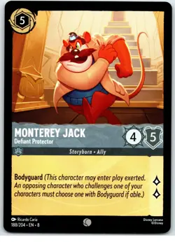 #188 Monterey Jack - Defiant Protector PLAYSET x4 2025 Lorcana Reign of Jafar 4x - Image 2