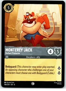 #188 Monterey Jack - Defiant Protector PLAYSET x4 2025 Lorcana Reign of Jafar 4x - Image 4
