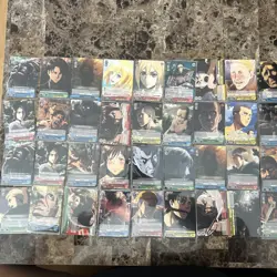 Weiss Schwarz Attack Of Titan 36 Card LOT Anime Cards - Image 1