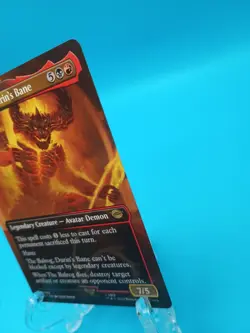 MTG The Balrog, Durin's Bane Borderless #405 The Lord of the Rings (R) Non-foil - Image 2