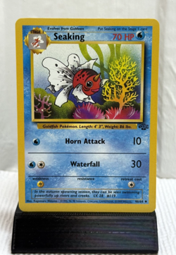 Seaking 46/64 Jungle NM - Pokemon TCG Card Non Holo Uncommon 1999 - Image 1