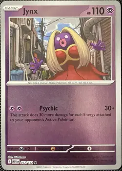 Jynx 057/132 Me01: Mega Evolution Reverse Holo - Pokemon Card - Image 1