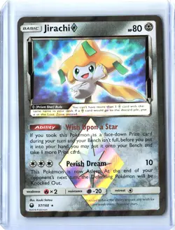 Jirachi Prism Star #97/168 - SM Celestial Storm - Holo Trading Card, 2018 - Image 1