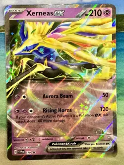 Xerneas ex SVP 179 Scarlet & Violet Black Star Promo Holo Pokemon Card NM - Image 1