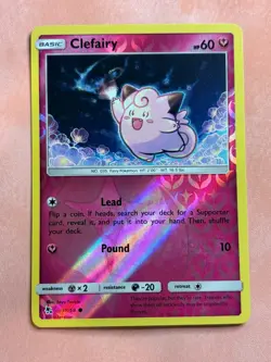 Clefairy (Fairy) Reverse Holo~Cute Pokemon Cards~Pretty in Pink & Pastel Gallery - Image 1