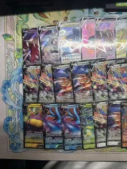 Pokemon 45 Card V LOT Sword And Shield Era Sets Silver Tempest & More Bulk EN NM - Image 2
