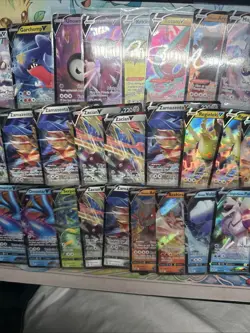 Pokemon 45 Card V LOT Sword And Shield Era Sets Silver Tempest & More Bulk EN NM - Image 5