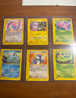 6 POKEMON EXPEDITION CARD LOT FUN - Image 1