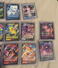 Pokemon Card Lot 16x Ultra Rare – 14 V + 2 VSTAR | Lucario, Mew, Palkia NM - Image 3