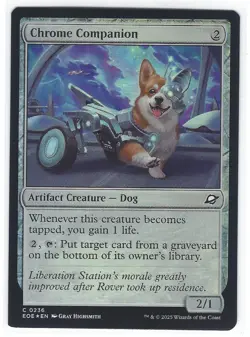 Chrome Companion | FOIL | NM | MTG | 0236 | Common | EOE - Edge of Eternities - Image 1