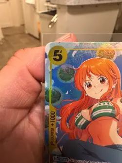 One Piece Card Game Nami SR Alt Art EB03-053 English NM Heroines Edition - Image 3