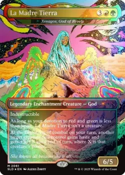 La Madre Tierra - Xenagos, God of Revels (Rainbow Foil) -Foil Near Mint MTG - Image 1