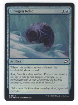 Cryogen Relic | FOIL | NM | MTG | 0052 | Common | EOE - Edge of Eternities - Image 1