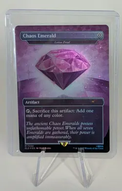 MTG Chaos Emerald - Lotus Petal (7034) | Purple | Secret Lair Drop (SLD) | Sonic - Image 3