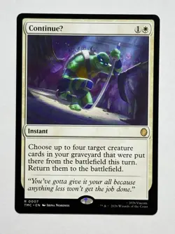 Magic The Gathering ContinueU 7 R Normal Commander: Teenage Mutant Ninja Turtles - Image 1