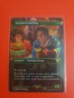MTG Delighted Halfling The Lord of the Rings: Tales of Middle-earth 402 Foil... - Image 3