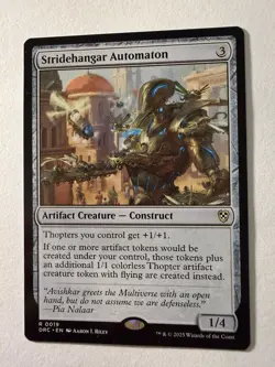 MTG Stridehangar Automaton Normal Commander: Aetherdrift #19 NM - Image 1