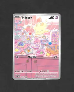 Milcery 152/142 - Stellar Crown Illustration Rare Holo Pokemon Card TCG LP/NM - Image 1